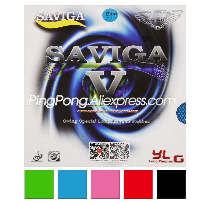 Table Tennis Forehand Rubber - DAWEI aviga V Pips-karet tenis meja