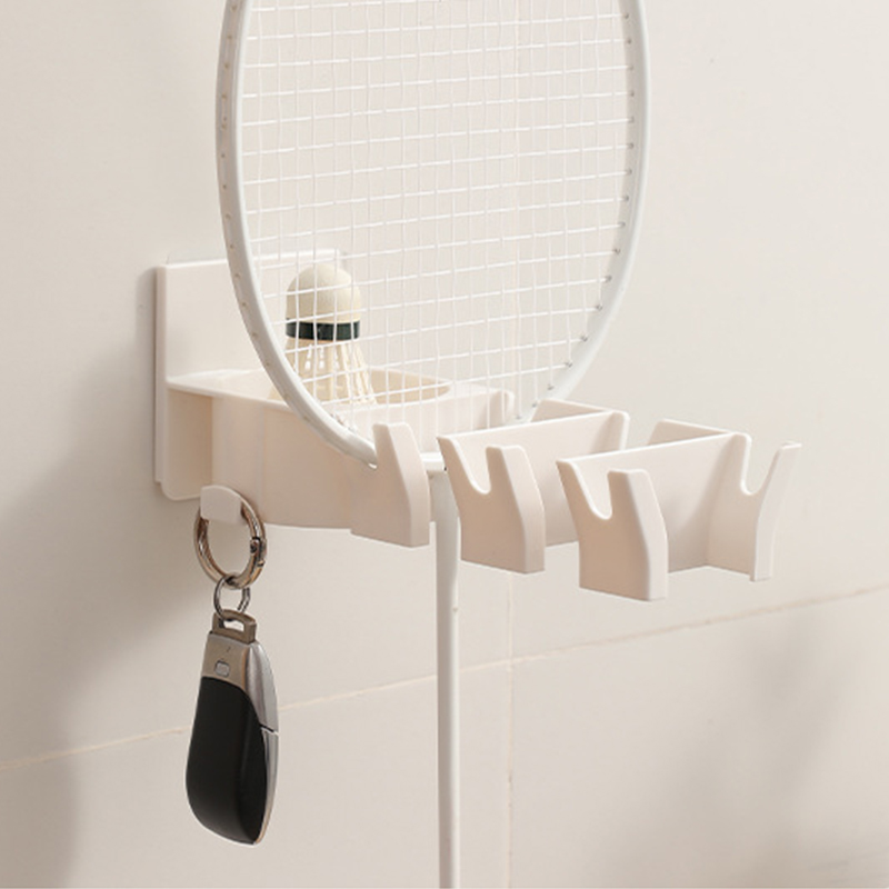 Table Tennis Bat - Penyangga Raket Bulu Tangkis Dinding Tanpa