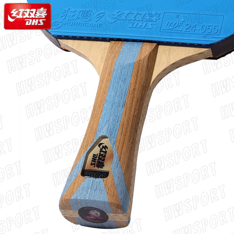 DHS raket tenis meja 6 bintang - Table Tennis Forehand Rubber ulasan dan harga