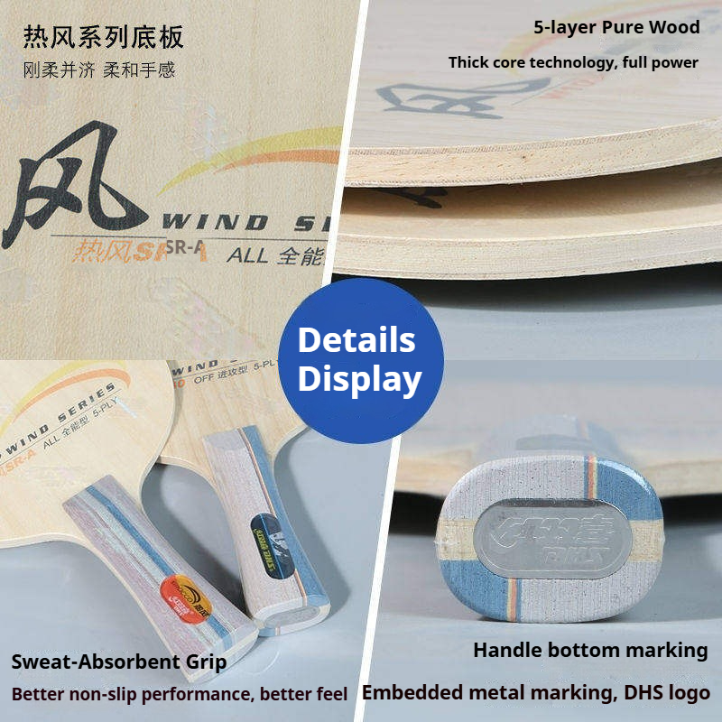 DHS WIND SERIES Table Tennis B - Table Tennis Bat ulasan dan harga