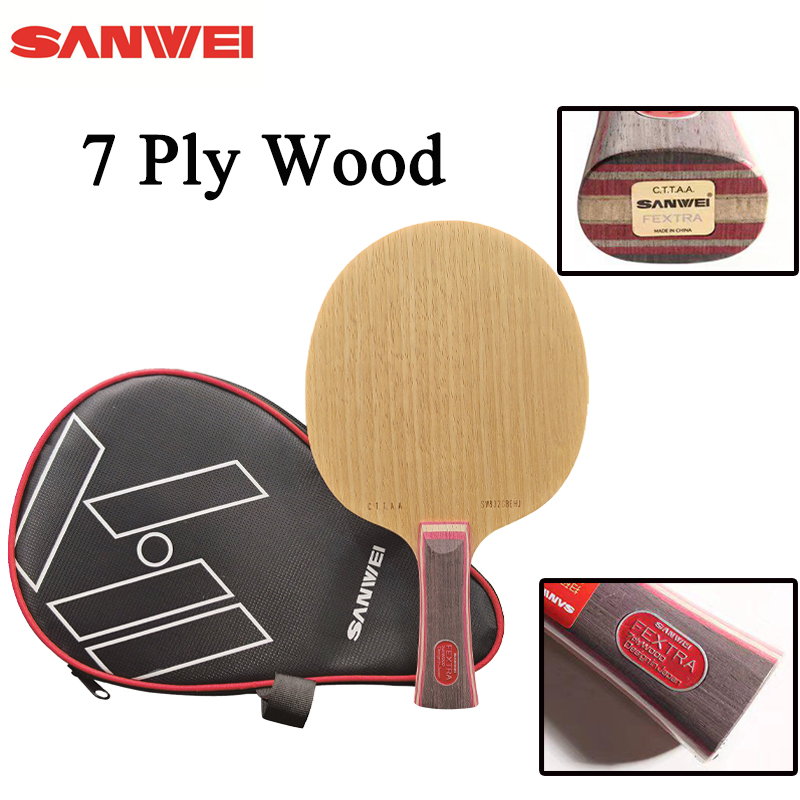 Blade Tenis Meja SANWEI FEXTRA - Table Tennis Bat ulasan dan harga