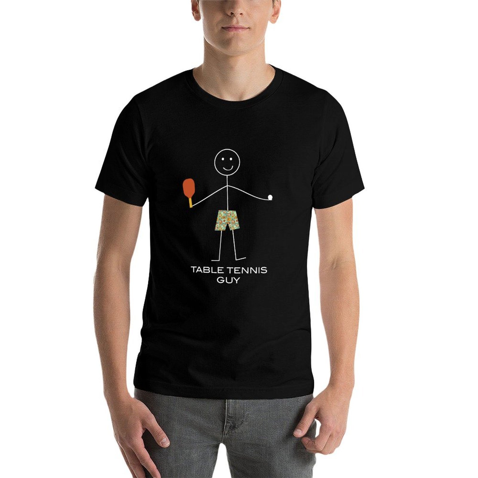 Kaos Pria dengan Desain Tenis  - Table Tennis Graphics ulasan dan harga