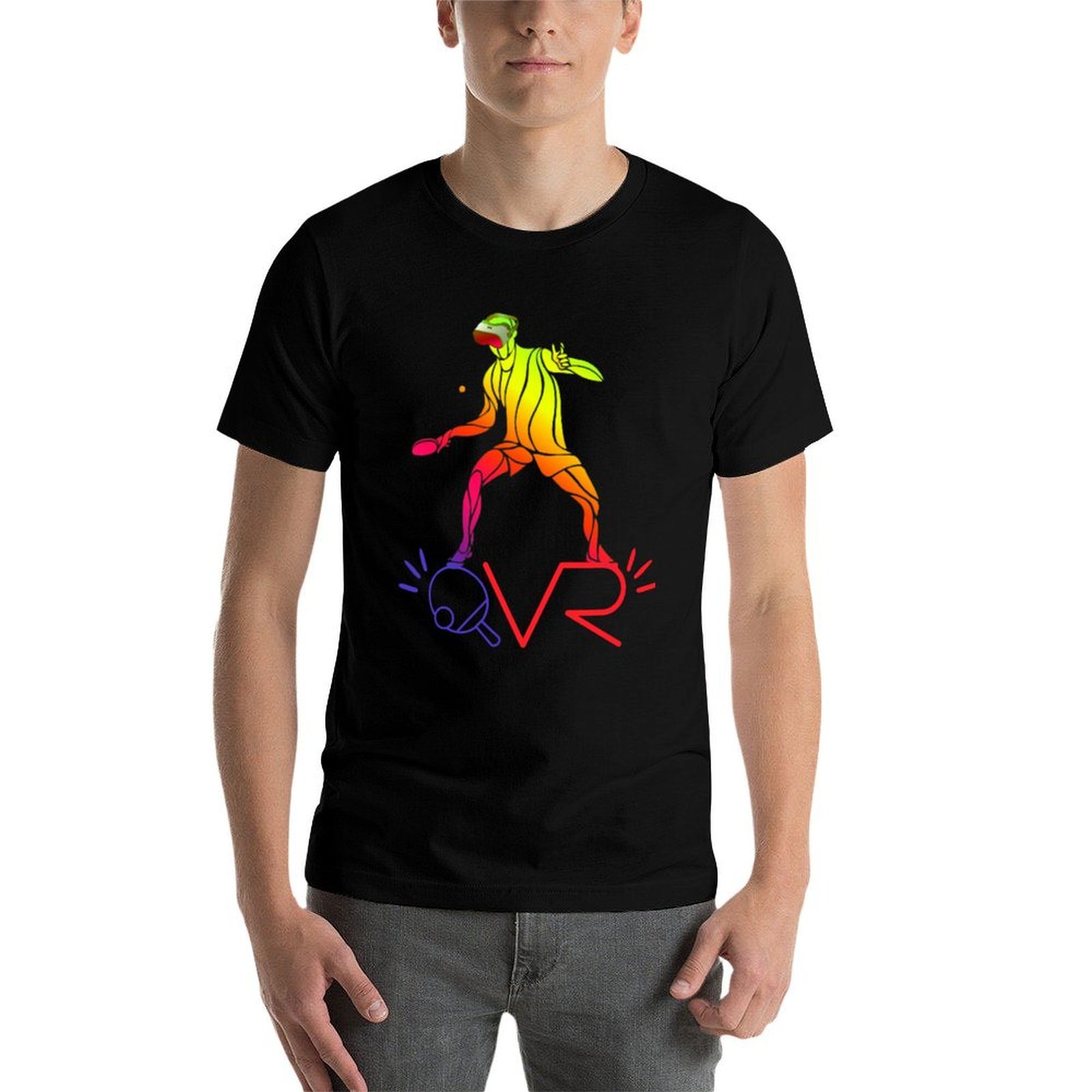 Kaos VR untuk Olahraga Tenis M - Table Tennis Graphics ulasan dan harga